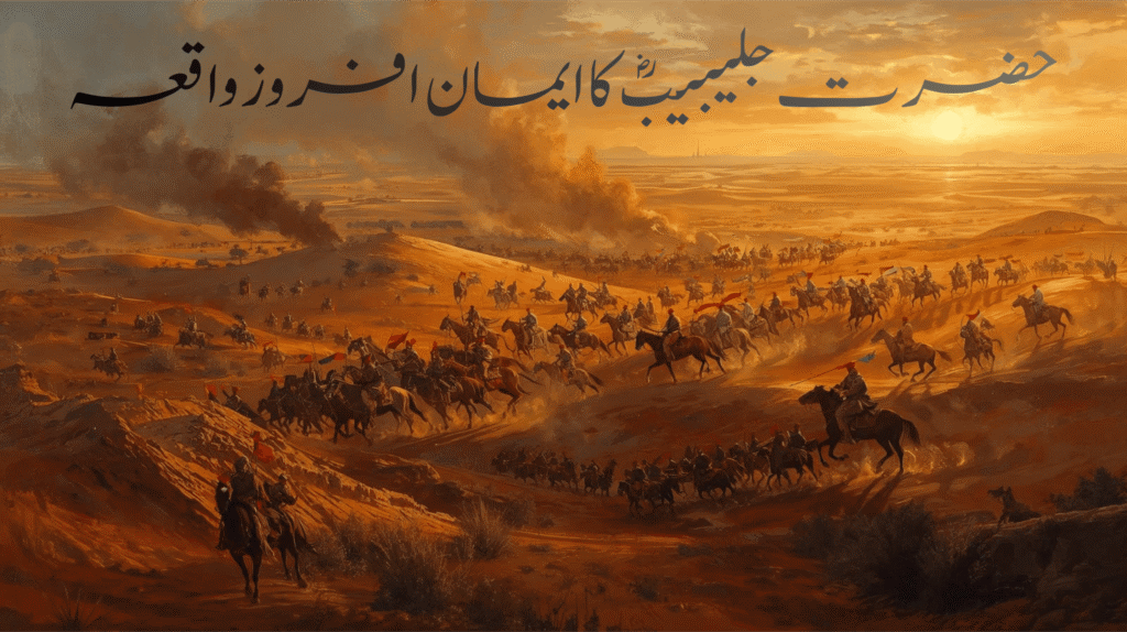 حضرت جلیبیبؓ کا ایمان افروز واقعہ جس میں ایک عظیم صحابی کی زندگی اور شہادت کا واقعہ بیان کیا گیا ہے