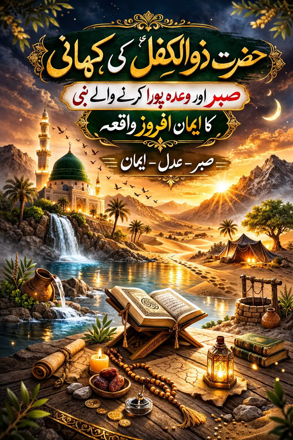 حضرت ذوالکفلؑ کی حیران کن کہانی — صبر اور وعدہ پورا کرنے والے نبی کا واقعہ