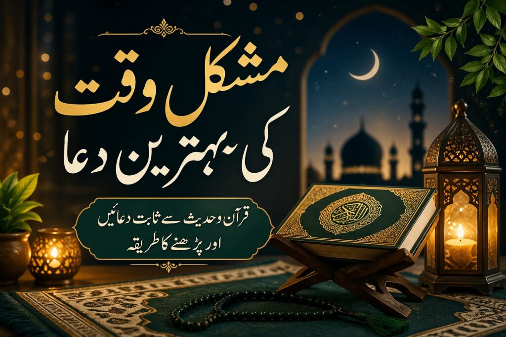 اسلام میں مشکل وقت کی دعا اور اللہ سے مدد مانگنے کی اہمیت