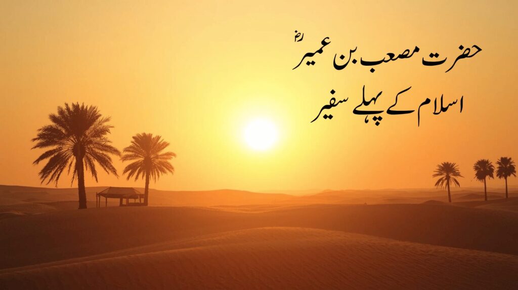 حضرت مصعب بن عمیرؓ کی سیرت، اسلام کے پہلے سفیر، مدینہ میں دعوتِ اسلام اور عظیم قربانی کی علامت