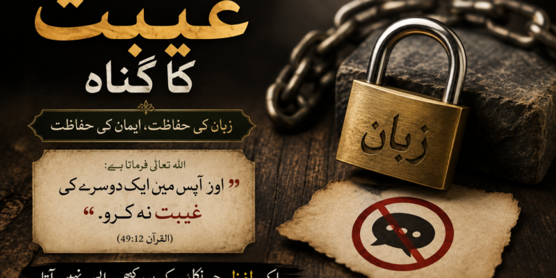 غیبت کا گناہ اور اس سے بچاؤ – وہ عادت جو ہمیں پتا ہی نہیں چلتی